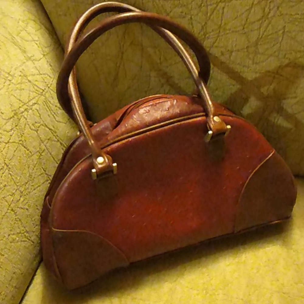COPY - Italy leather bowler 1970s